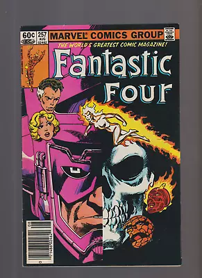 Buy Fantastic Four 1983 #257 Classic Byrne Skull Galactus Cover Skrull Death • 5.05£
