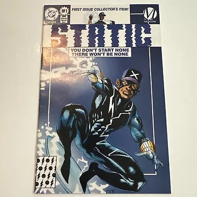 Buy STATIC # 1 ! KEY ! 1st App ! Cowan Variant ! DC Comics / Milestone 1993 | VF/NM • 9.31£