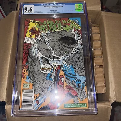 Buy Amazing Spider-Man #328 (1990) CGC 9.6  WP  Michelinie - McFarlane  NEWSSTAND  • 100.92£