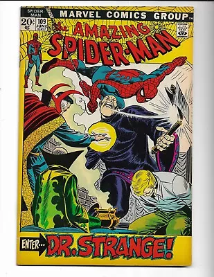 Buy Amazing Spider-man 109 - F 6.0 - Dr. Strange - Sha Shan - Gwen Stacy (1972) • 26.40£