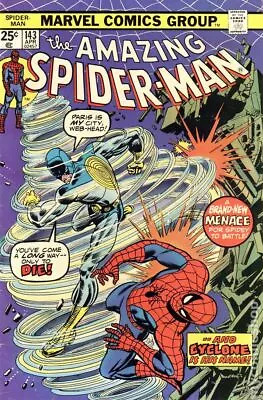 Buy Amazing Spider-Man #143 VG 1975 Stock Image • 13.20£