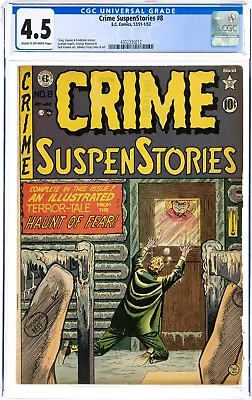 Buy Crime SuspenStories 8 CGC 4.5 Man Left To Die 1951 EC Comics Kamen Craig Ingels • 279.54£