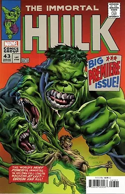 Buy Immortal Hulk #43 Joe Bennett Homage Variant Marvel 2018 RECALLED NM • 5.43£