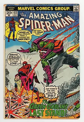 Buy Marvel The Amazing Spider-Man #122 Death Of Green Goblin Comic Book Key • 108.69£