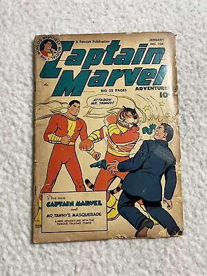 Buy Captain Marvel Adventures #104 Golden Age Mr Tawny Fawcett Comics 1950 • 38.82£