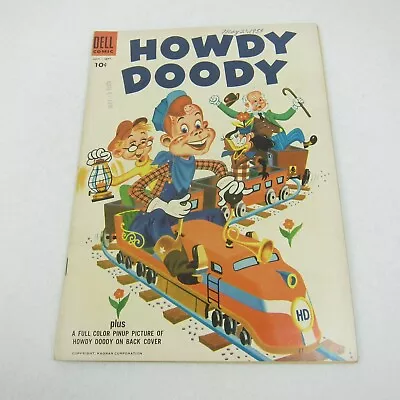 Buy Vintage 1955 Howdy Doody Comic Book #34 July - September Dell Train Cover RARE • 23.29£