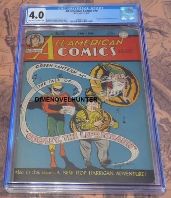 Buy All-american Comics #70 Cgc 4.0 Maximillion O'leary 1st Appears Golden Age Comic • 931.93£