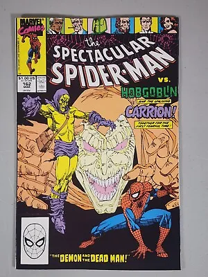 Buy SPECTACULAR  SPIDER-MAN #162 VF MARVEL 1990 HOBGOBLIN $5 Min Order • 2.33£