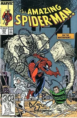 Buy Amazing Spider-Man  # 303   NEAR MINT-   Aug. 1988   Sandman & Silver Sable App. • 25.63£