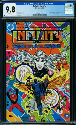 Buy Infinity Inc #14 CGC 9.8 1st Todd McFarlane Cover! 1985 White Pages! N9 422 Cm • 97.08£