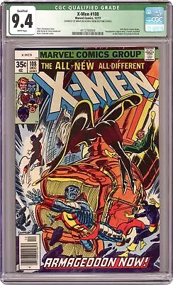 Buy Uncanny X-Men #108 CGC 9.4 QUALIFIED 1977 4112760004 • 97.08£