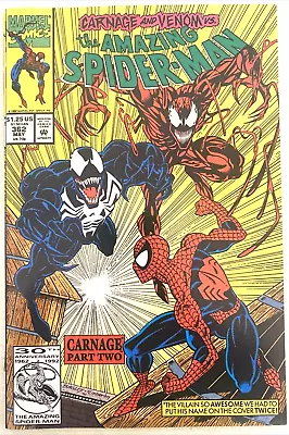 Buy Amazing Spider-man # 362. 1st Series. May 1992. Mark Bagley-cover. Vfn/nm 9.0. • 18.99£