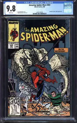 Buy Amazing Spider-man #303 Cgc 9.8 White Pages // Todd Mcfarlane Cover 1988 • 108.73£