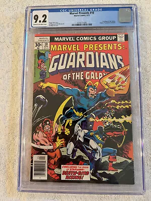 Buy Marvel Presents #10 - CGC 9.2 - CRM/OW Pages - Guardians Of The Galaxy - Marvel • 38.79£