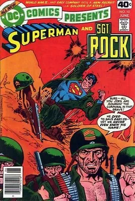 Buy DC COMICS PRESENTS #10 VG, Superman, Sgt. Rock 1979 Stock Image • 2.33£