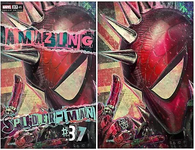 Buy The Amazing Spider-Man #37 John Giang Trade/Virgin Variant Set Spider-Punk • 49£