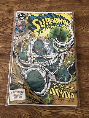 Buy Superman The Man Of Steel 18 Doomsday 1st Appearance DC Comics • 40.38£
