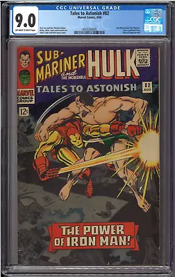 Buy Tales To Astonish #82 CGC 9.0 Pre-dates Iron Man And Submariner #1 • 329.66£