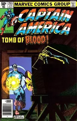 Buy Captain America (1968) # 253 Newsstand (6.5-FN+) 1st Appearance Union Jack II... • 9£