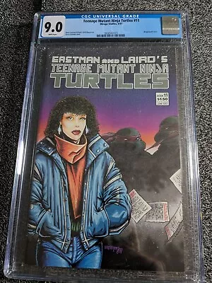 Buy Teenage Mutant Ninja Turtles #11 1987, White Pages, CGC 9.0 EXTREMELY RARE! • 108.73£