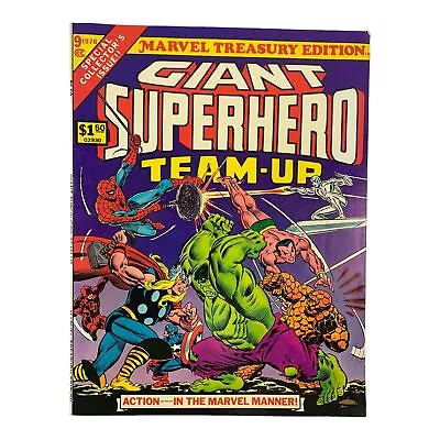 Buy Vintage Special Collectors Edition Marvel Treasury Giant Superhero Team-Up Comic • 26.99£