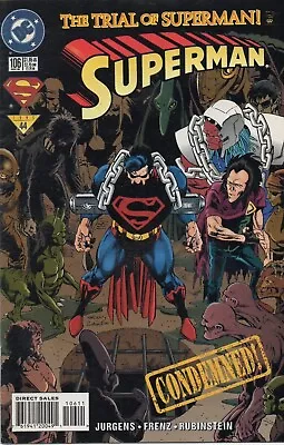 Buy DC Comics 'Superman' #106 Nov 1995 'The Trial Of Superman', Fine / VF Condition • 5.95£