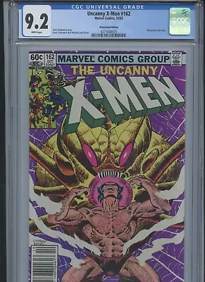 Buy Uncanny X-Men #162 1982 CGC 9.2 (Newsstand Edition) • 31.06£