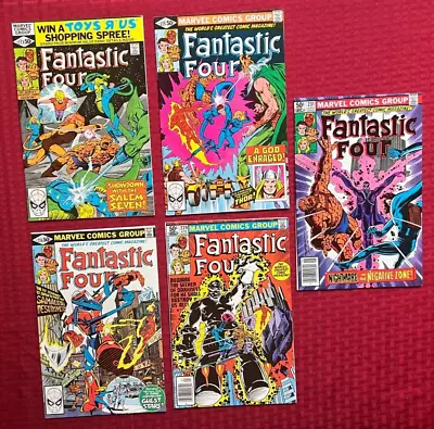Buy Fantastic Four Lot #223, ##225, #226, #229, #231 1980 1981 Marvel All High Grade • 19.41£