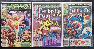 Buy Fantastic Four #239 241 242 NEWSSTAND 1st App Aunt Petunia Marvel 1982 • 11.64£