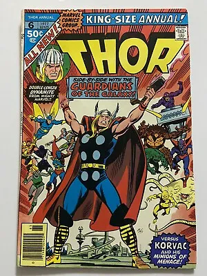 Buy Thor King Size Annual #6   Guardians Of The Galaxy & Korvac Origin Story 1977 • 6.99£