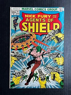 Buy NICK FURY And His AGENTS Of SHIELD #4 August 1973 Vintage Marvel Comics • 14.76£