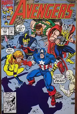 Buy The Avengers #343 - Jan 1992 - Marvel Comics - VERY NICE Look • 2.45£