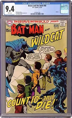 Buy Brave And The Bold #88 CGC 9.4 1970 4390841008 • 229.10£