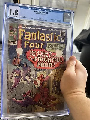 Buy Fantastic Four #36 1965 CGC 2.5 (1st App Of Frightful Four) • 42.25£