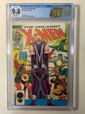 Buy Uncanny X-Men #200 CGC 9.4 NM! Magneto Leads Team! • 77.66£