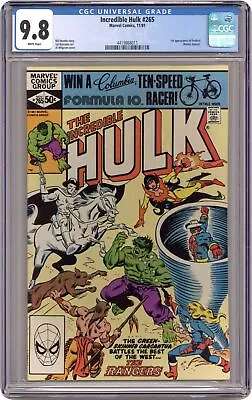 Buy Incredible Hulk #265 CGC 9.8 1981 4419868011 • 159.20£