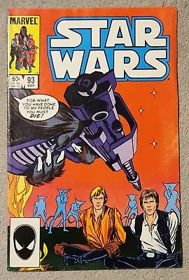 Buy Star Wars #93  Marvel Comics Group (1985) F/VF • 6.14£