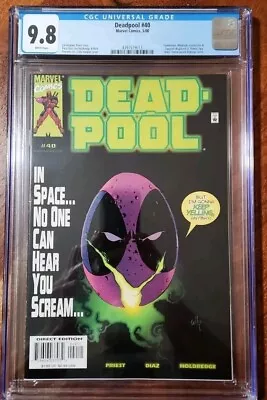 Buy Deadpool # 40 Alien Homage 2000 CGC 9.8 New Slab • 174.74£