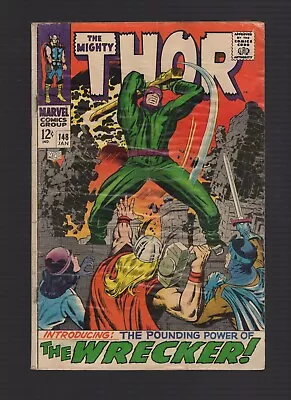 Buy The Mighty Thor #148 - 1st Appearance The Wrecker - Lower Grade • 23.29£