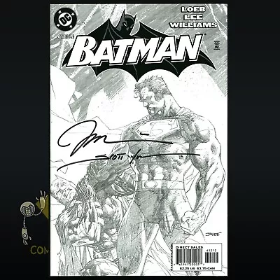 Buy DC Comics BATMAN #612 2nd Printing Variant Signed By Jim Lee & Scott Williams NM • 76.11£