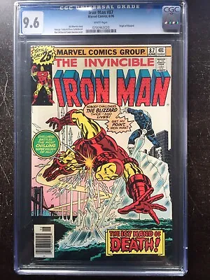 Buy IRON MAN #87 CGC NM+ 9.6; White Pg!; Blizzard Origin (6/76)! • 155.32£