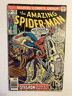 Buy Amazing Spider-Man 165 Stegron Stalks The City! • 3.88£