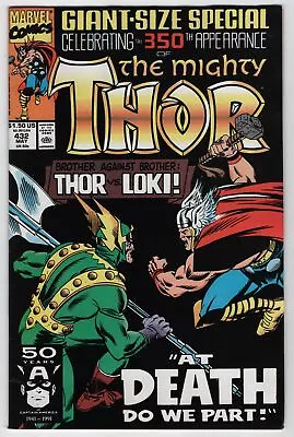 Buy The Mighty Thor Comic Book #432 Marvel Comics 1991 VERY FINE- • 1.55£