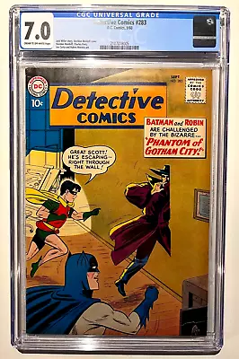 Buy CGC 7.0 - Detective Comics #283 Batman, First Appear: Phantom Of Gotham City • 193.38£