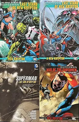 Buy Superman Last Son / Stand Of New Krypton War Of The Supermen DC Four TPB Lot • 34.57£