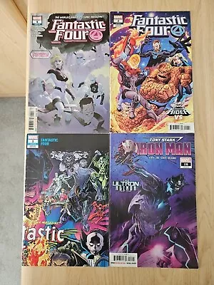 Buy Marvel Comic Bundle 4 Comics - Fantastic 4 #1, #2, #3 & Iron Man #16 • 11.99£