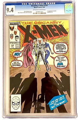 Buy Uncanny X-MEN #244 1989 CGC 9.4 NM 🔑 1st Jubilee • 59.78£