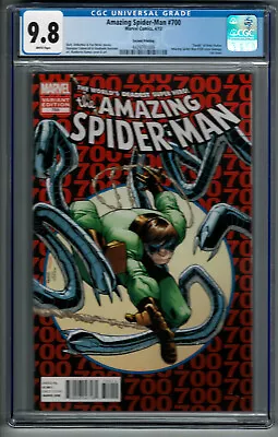 Buy The Amazing Spider-Man  #700  Second Print  Marvel  CGC 9.8 • 85.58£