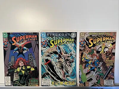 Buy Action Comics Lot #669,#670,#671 FN Or Better • 6.83£