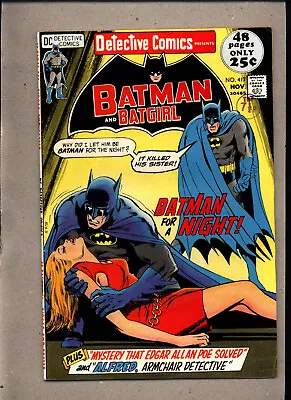 Buy DETECTIVE COMICS #417_NOV 1971_VF MINUS_BATMAN_BATGIRL_BRONZE AGE DC 48Pg GIANT! • 6.55£